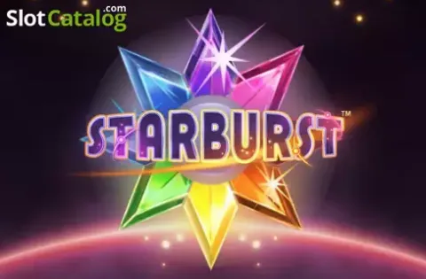 Starburst, kolorowe gwiazdy na siatce